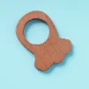 Premium Baby Teether - Rocket Shaped