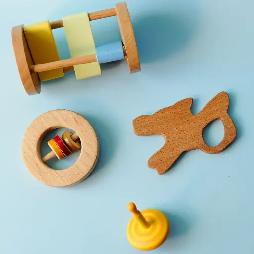 Eco-Friendly New Born Wooden Set 